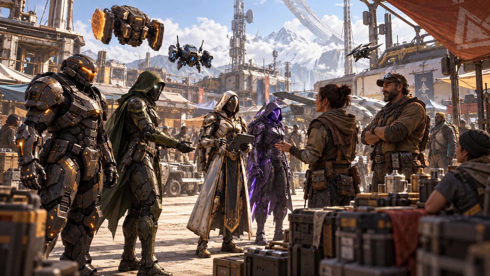 Meeting a local faction